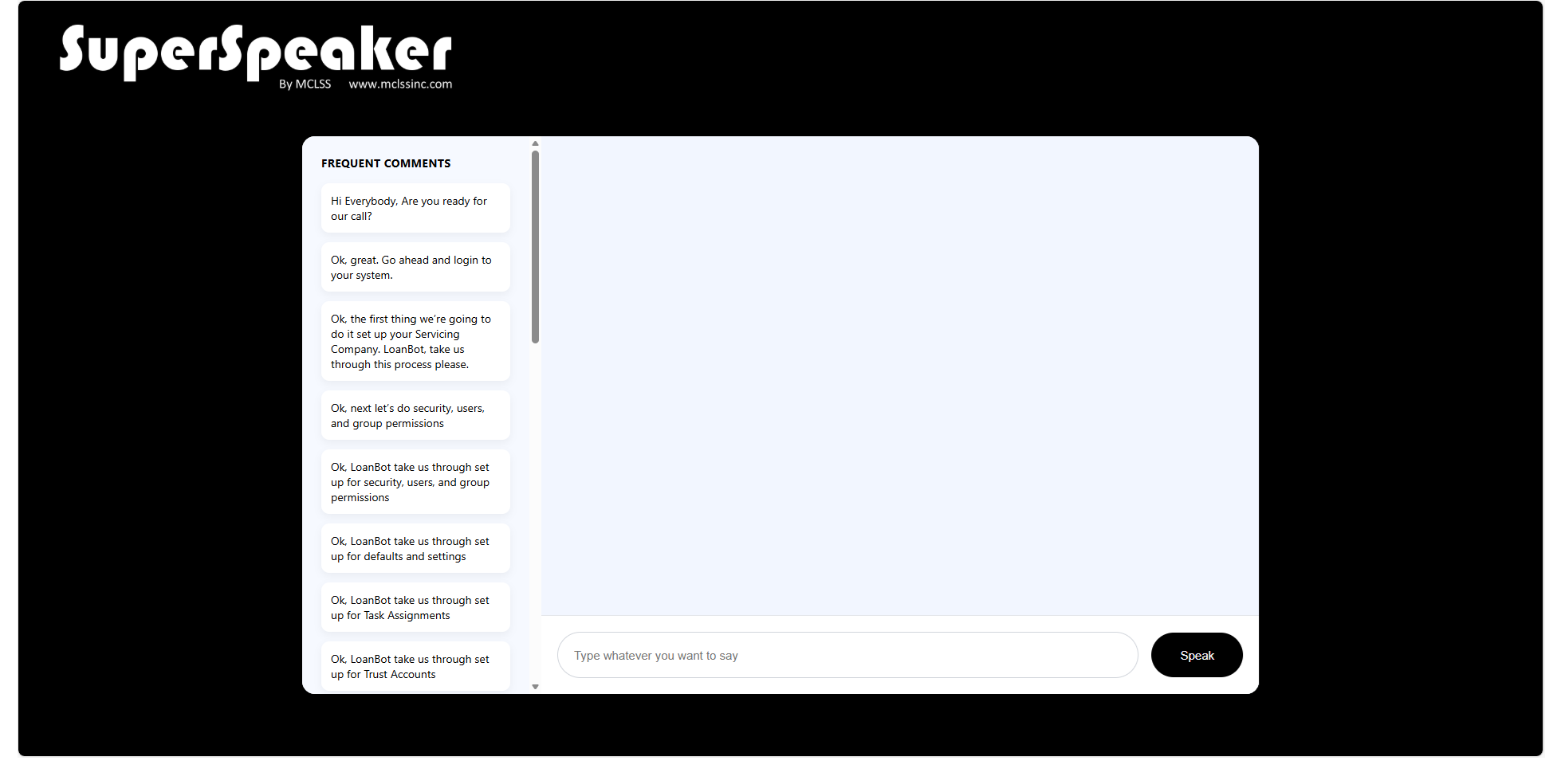 SuperSpeaker byy MCLSS